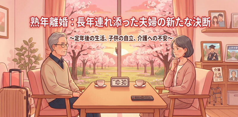 【弁護士が解説】夫婦それぞれの視点で見る熟年離婚のよくある原因とは