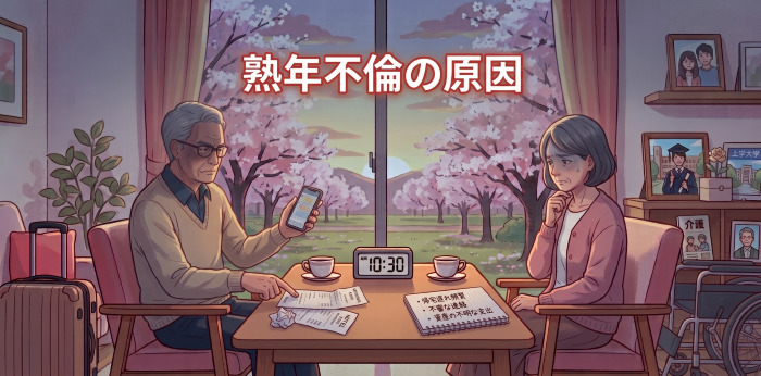 熟年不倫の原因